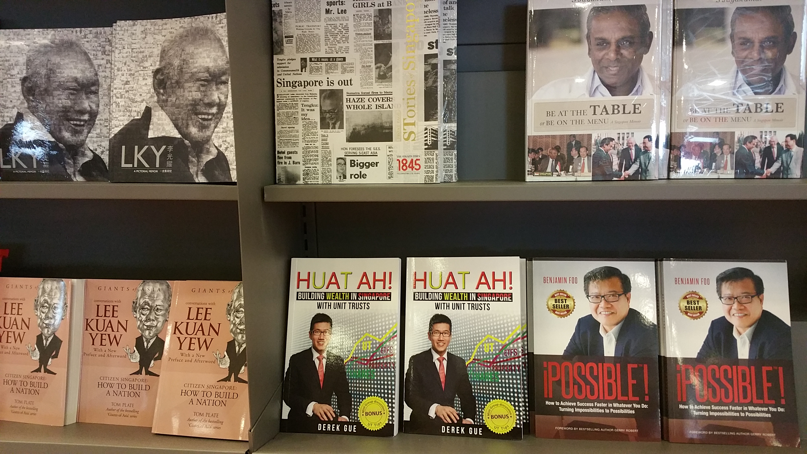 Benjamin Foo and Lee Kuan Yew Books